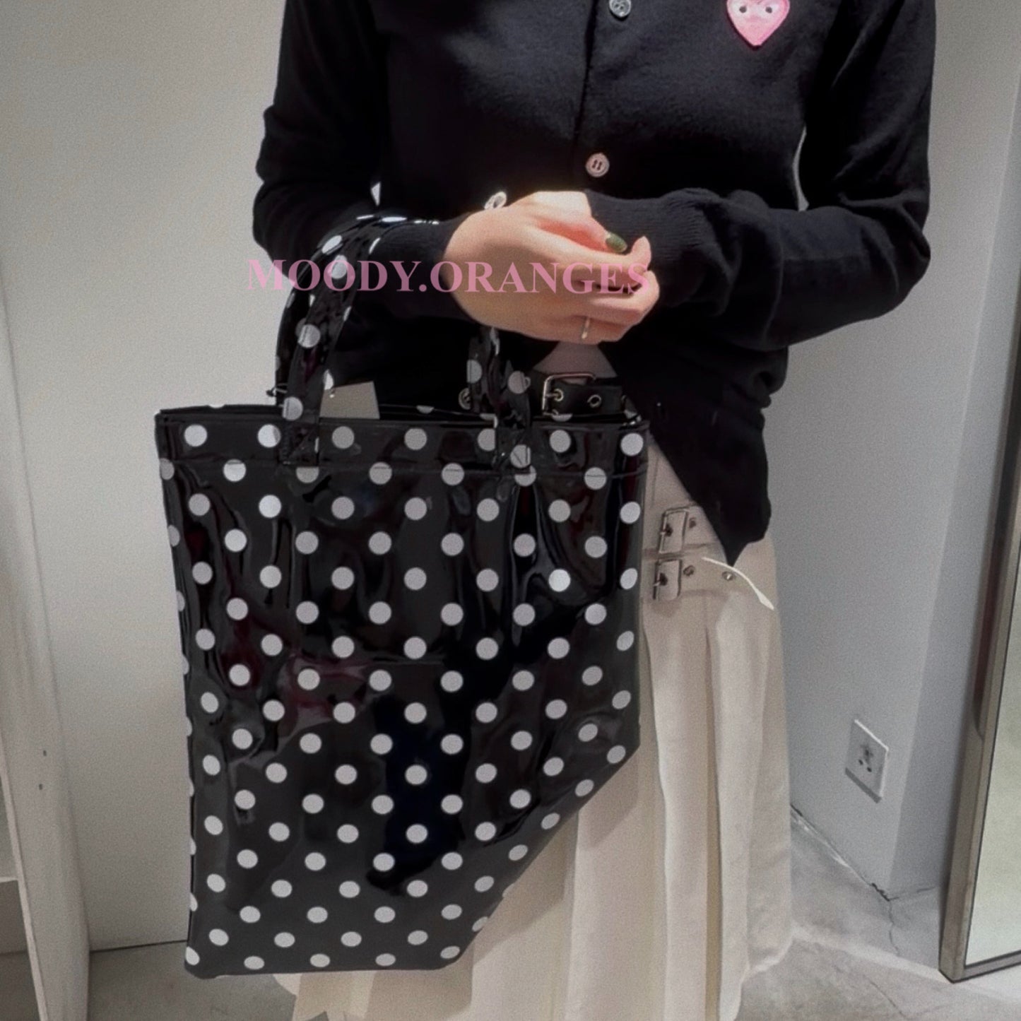 COMME des GARÇONS Girl Dotted Tote Bag