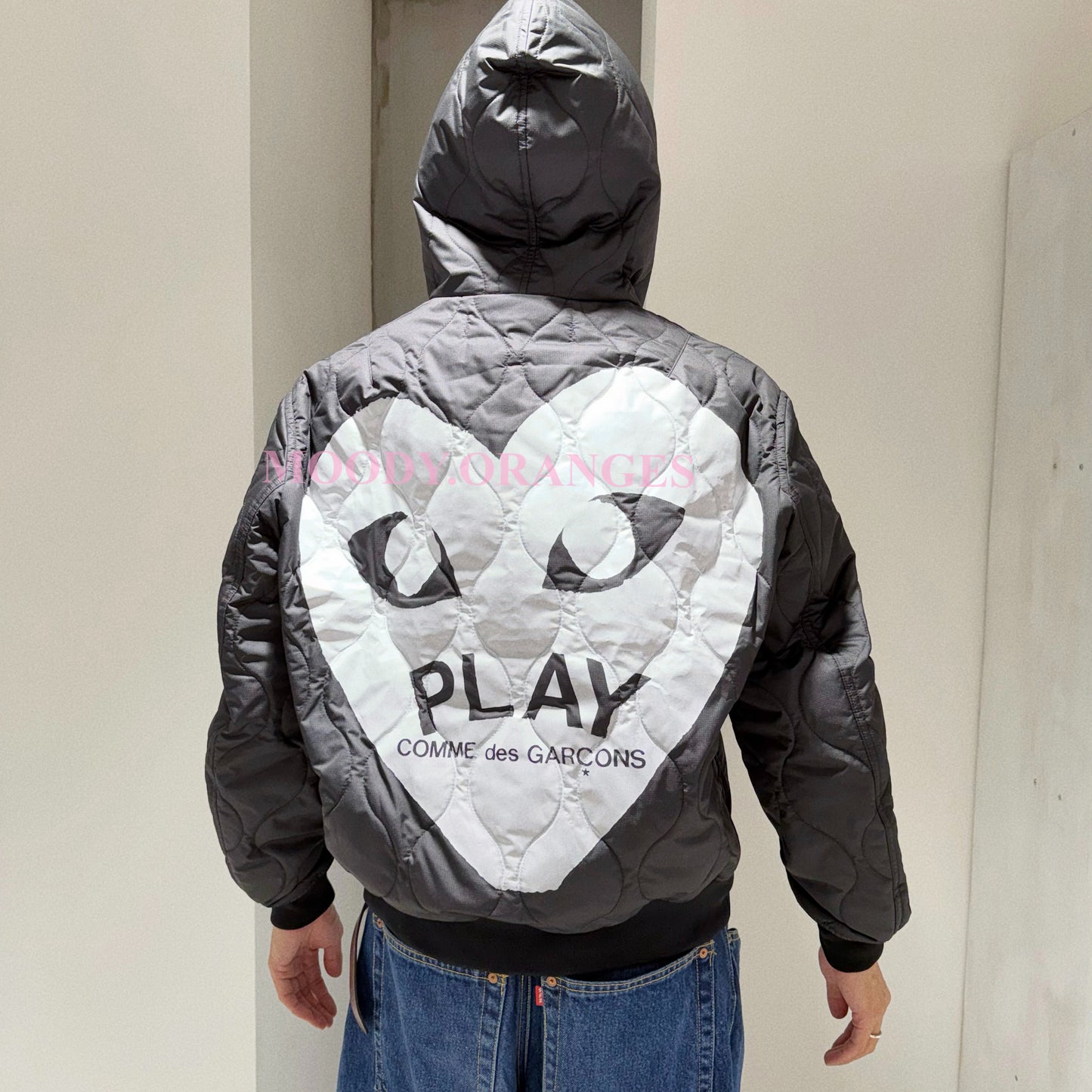 Quilted hoodie
