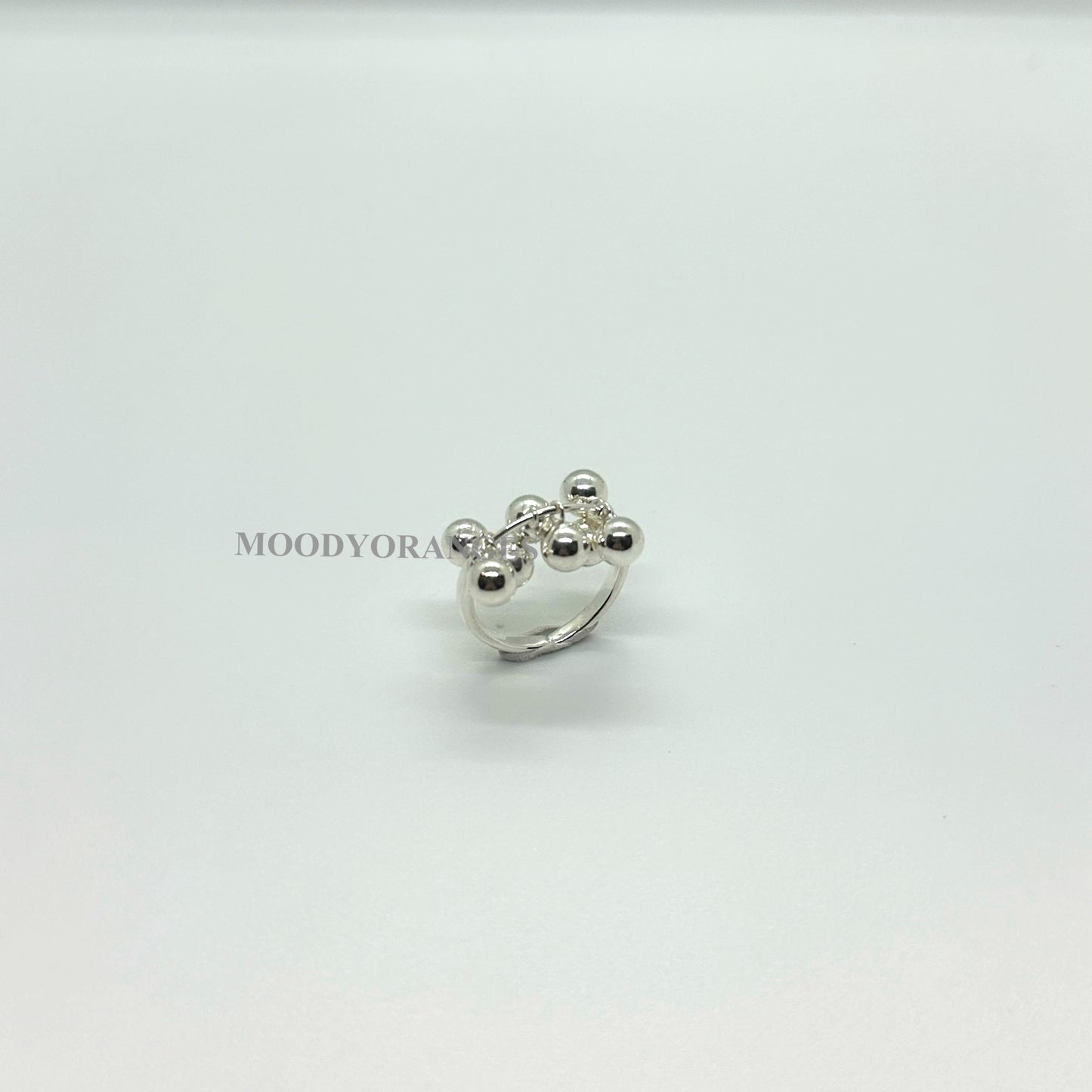 Silver Balls Ring - MOODY ORANGES