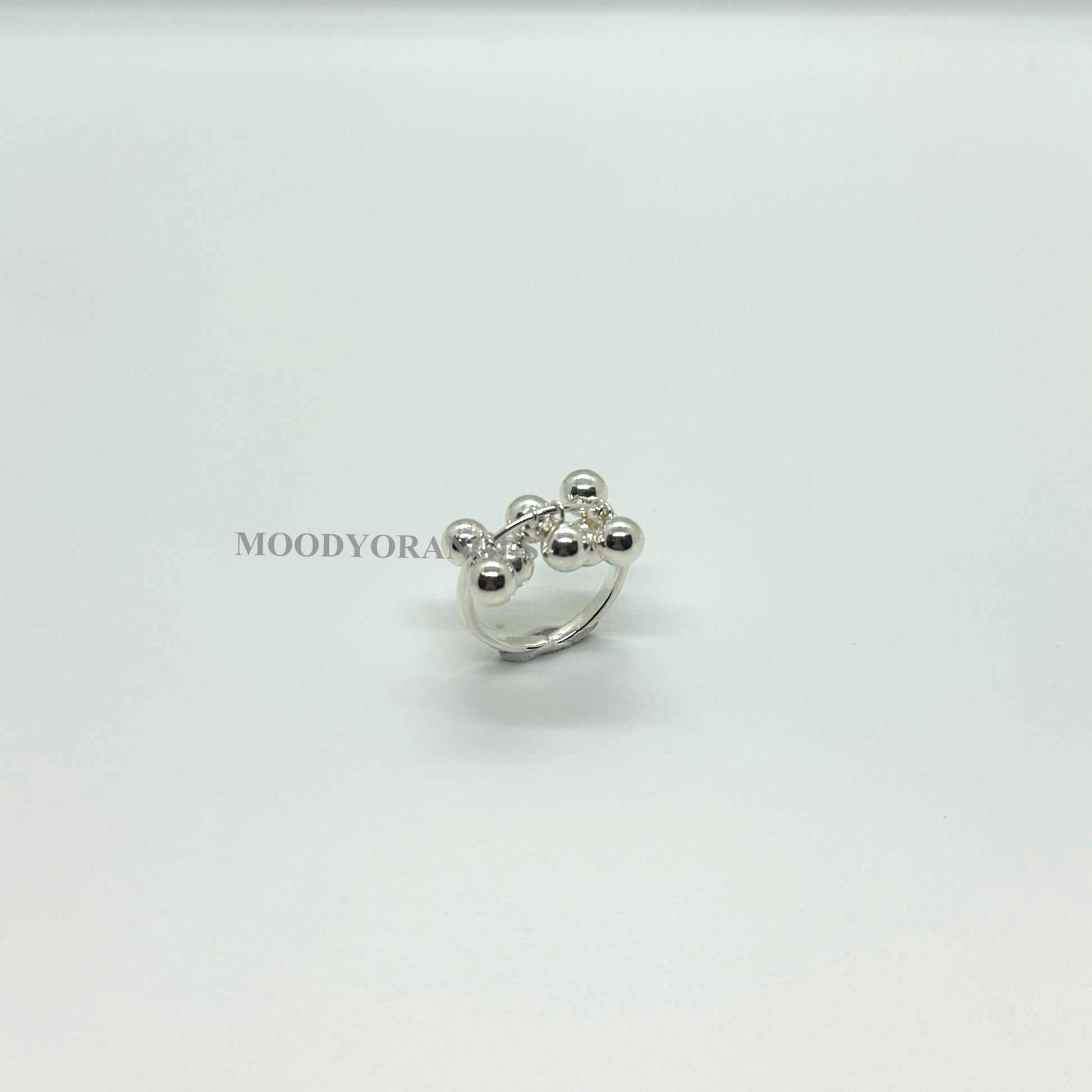 Silver Balls Ring - MOODY ORANGES