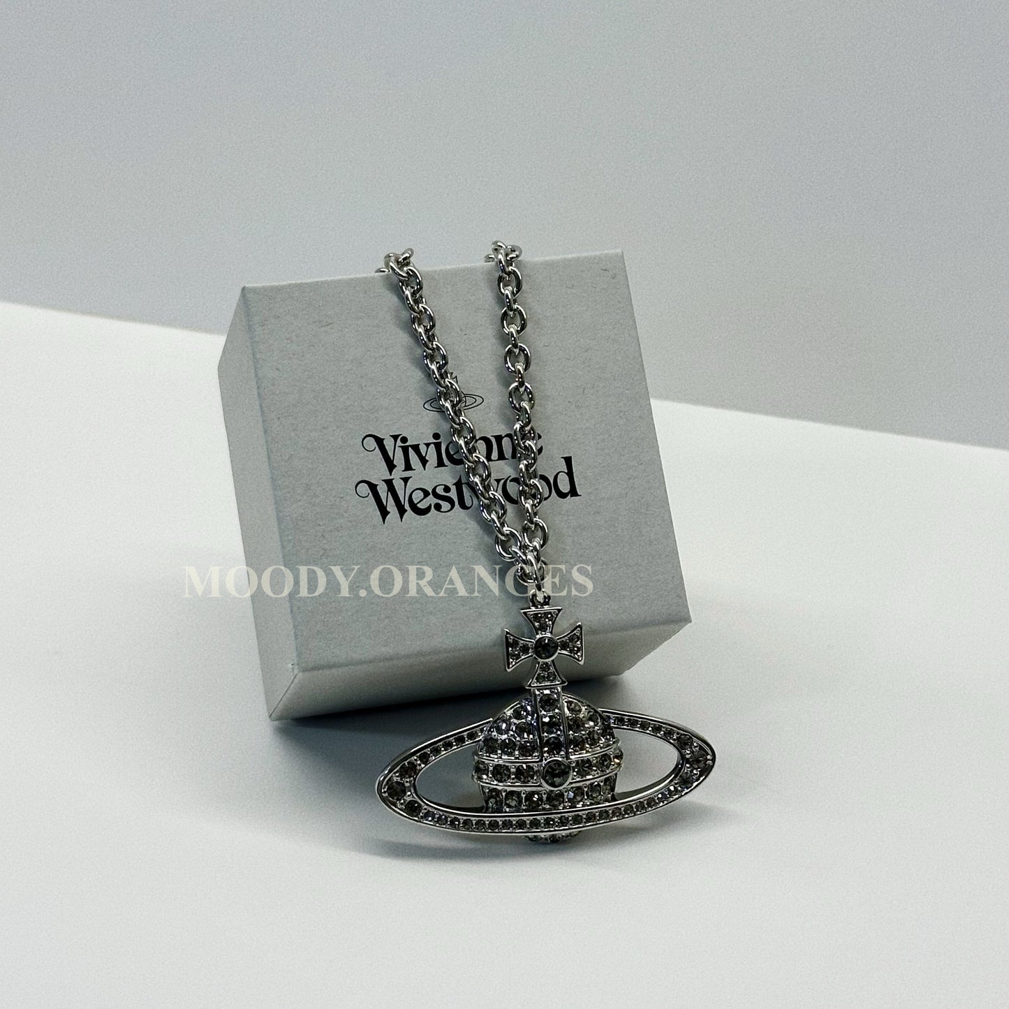 Vivienne Westwood Man Bas Relief Orb Necklace