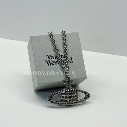 Vivienne Westwood Man Bas Relief Orb Necklace