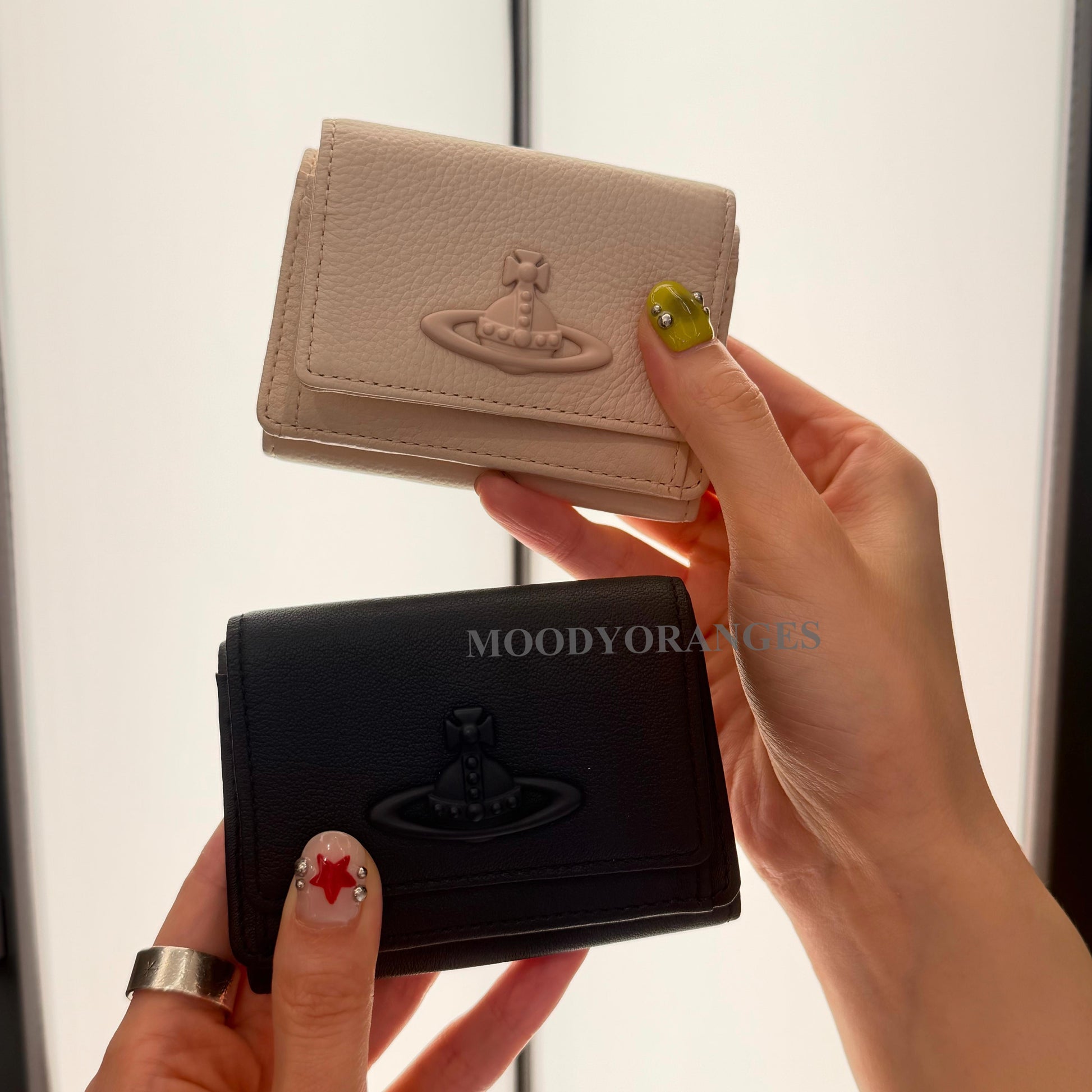 Vivienne Westwood Tri-fold Leather Wallet - MOODY ORANGES