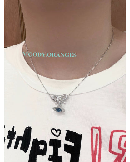 Vivienne Westwood Aqua Octavie Pendant Accessories Collection - MOODY ORANGES