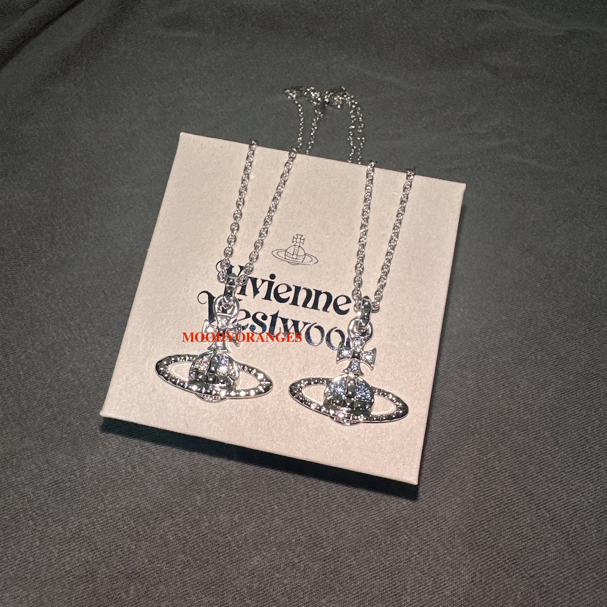 Vivienne Westwood Silver Mayfair Necklace - MOODY ORANGES