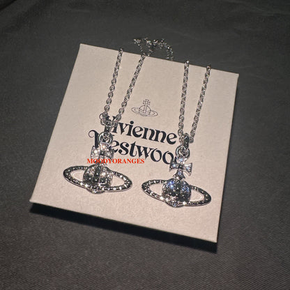 Vivienne Westwood Silver Mayfair Necklace - MOODY ORANGES