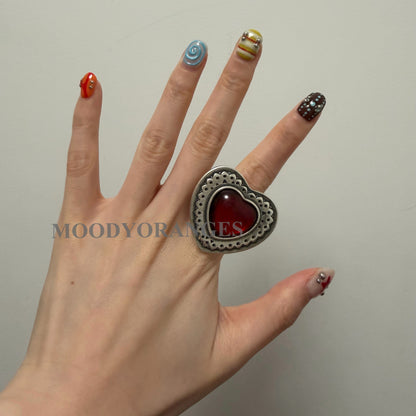 Otro Accesorio Red Heart Rings - MOODY ORANGES