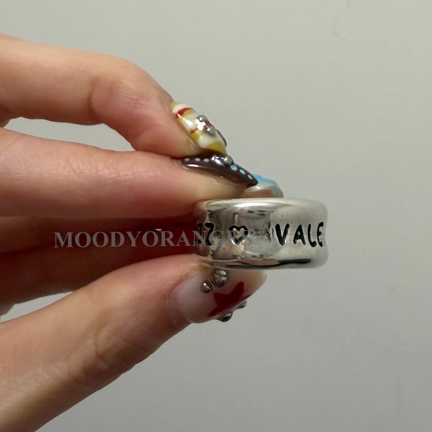 Otro Accesorio Silver Wave Rings - MOODY ORANGES