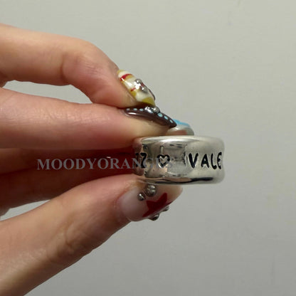 Otro Accesorio Silver Wave Rings - MOODY ORANGES
