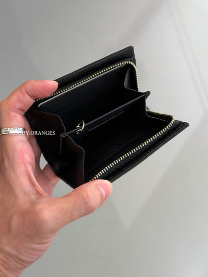 Vivienne Westwood Black Silver Orb Wallet Collection