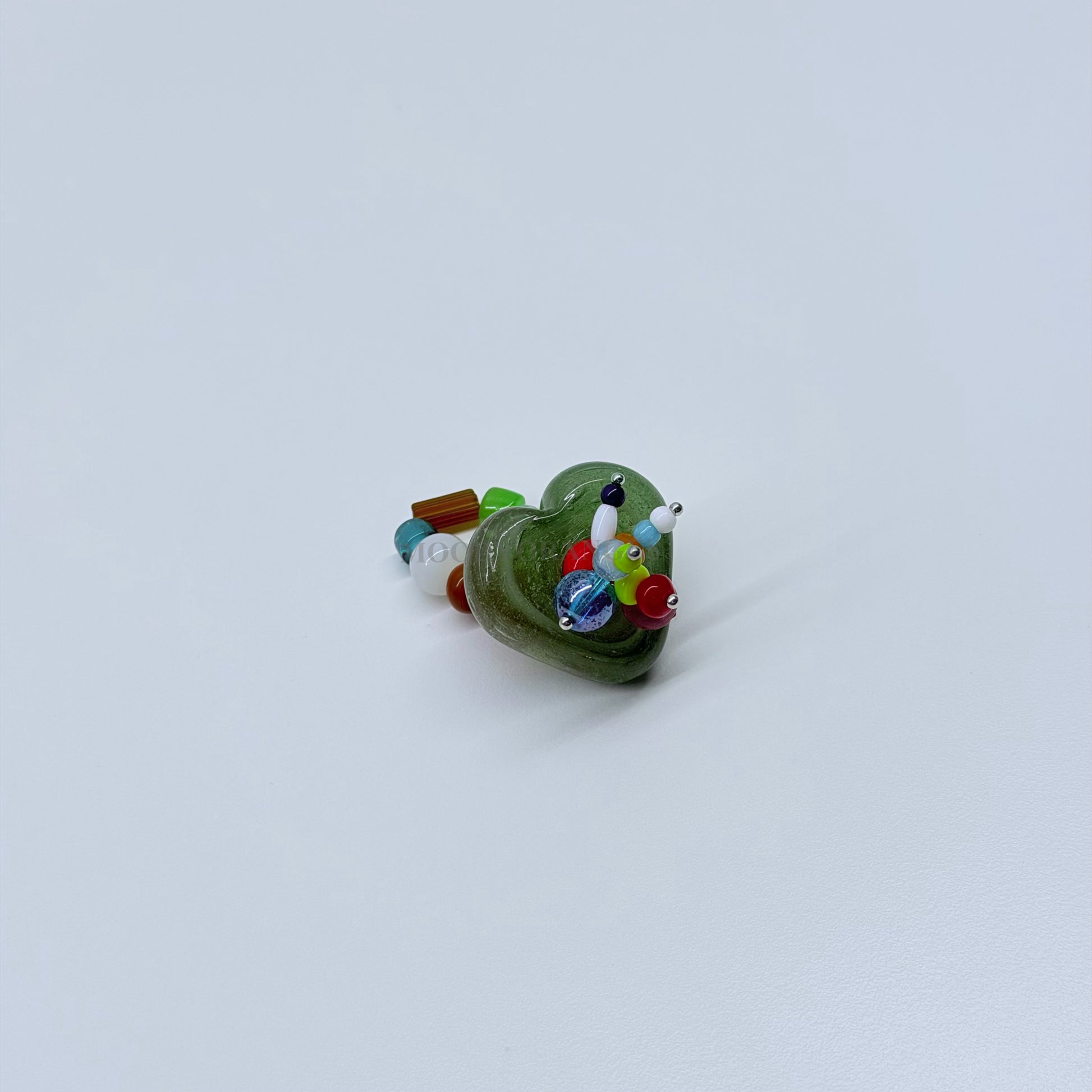 Nepal Heart Ring (4) - MOODY ORANGES