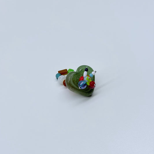Nepal Heart Ring (4) - MOODY ORANGES