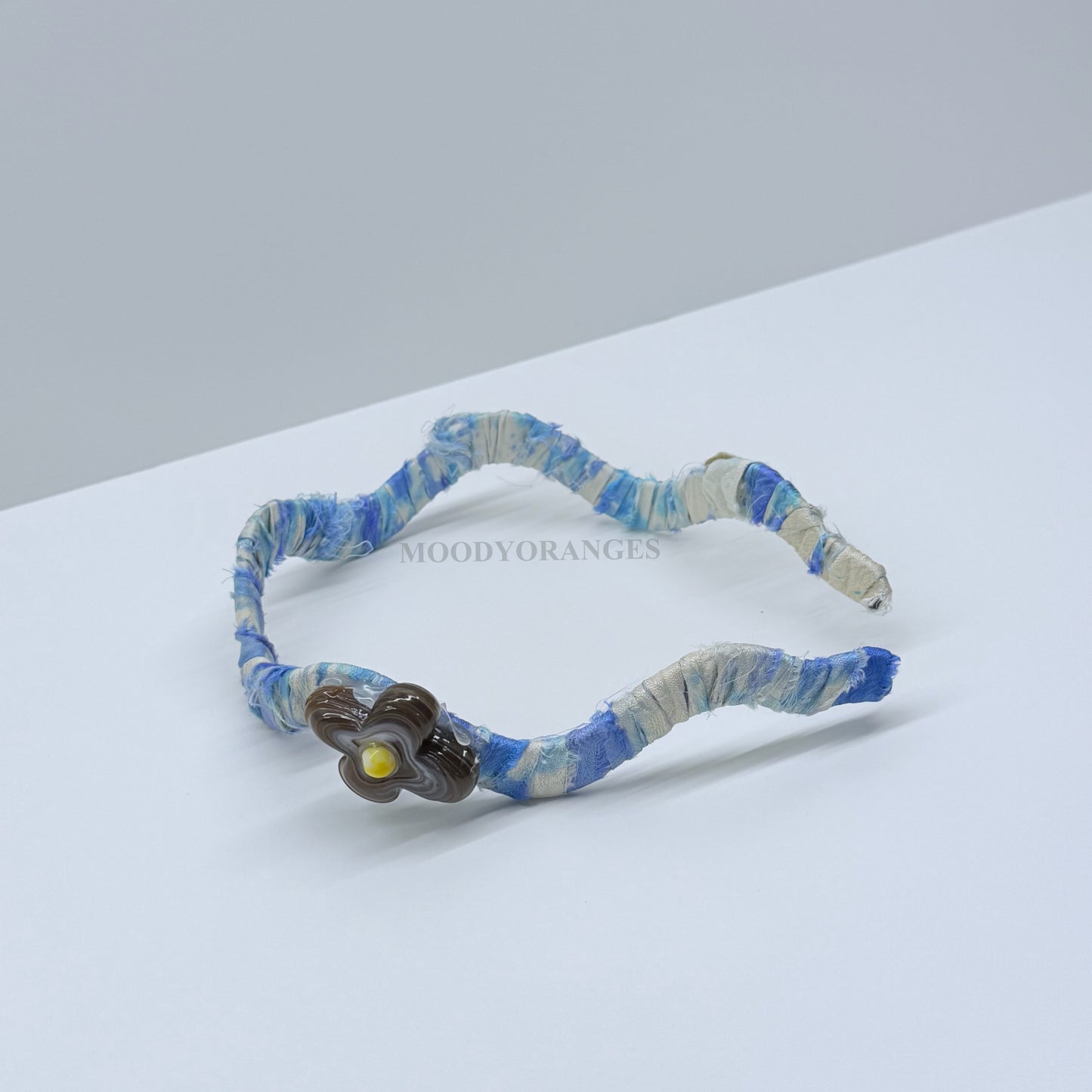 Nepal Blue Headband - MOODY ORANGES