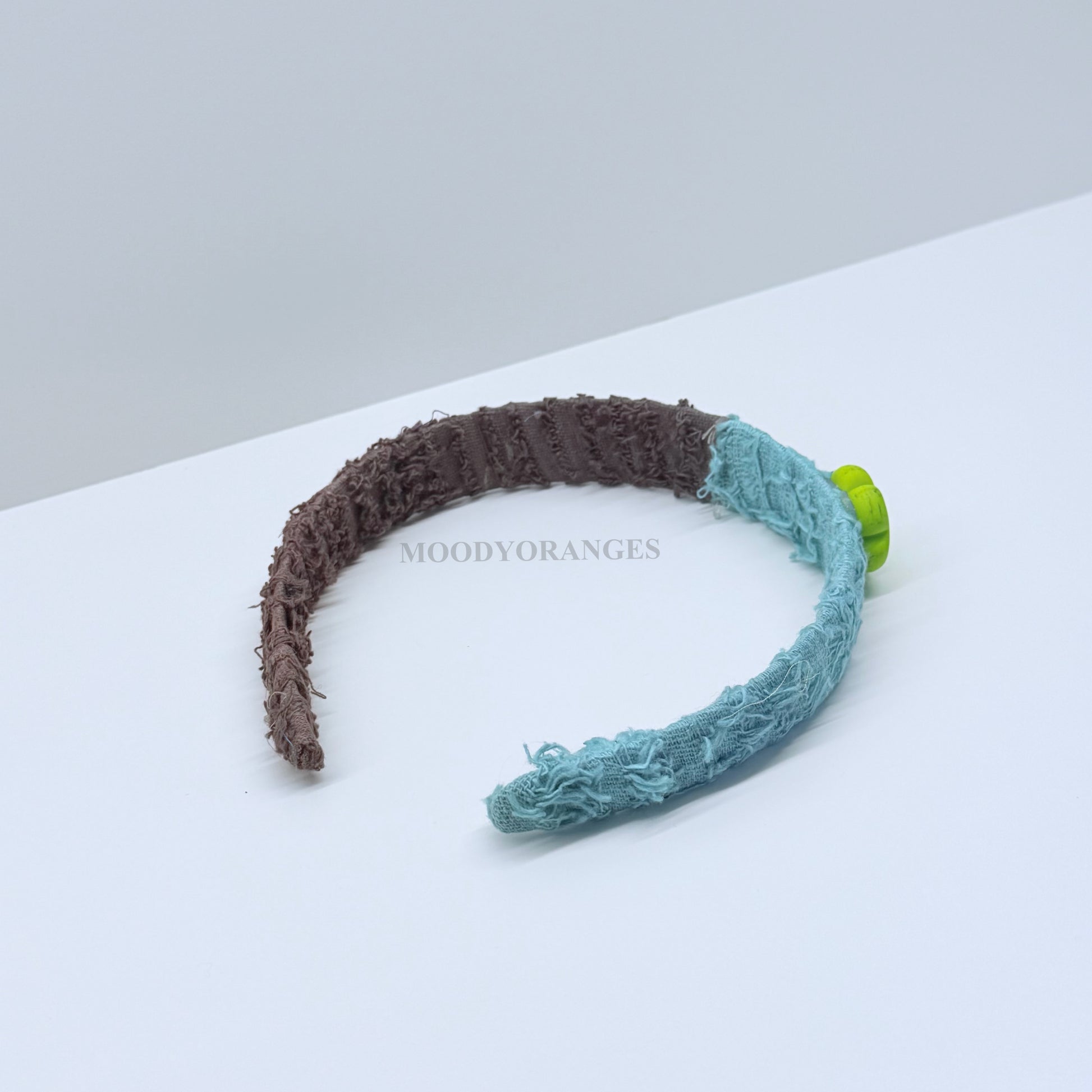 Nepal Blue/Brown Headband - MOODY ORANGES