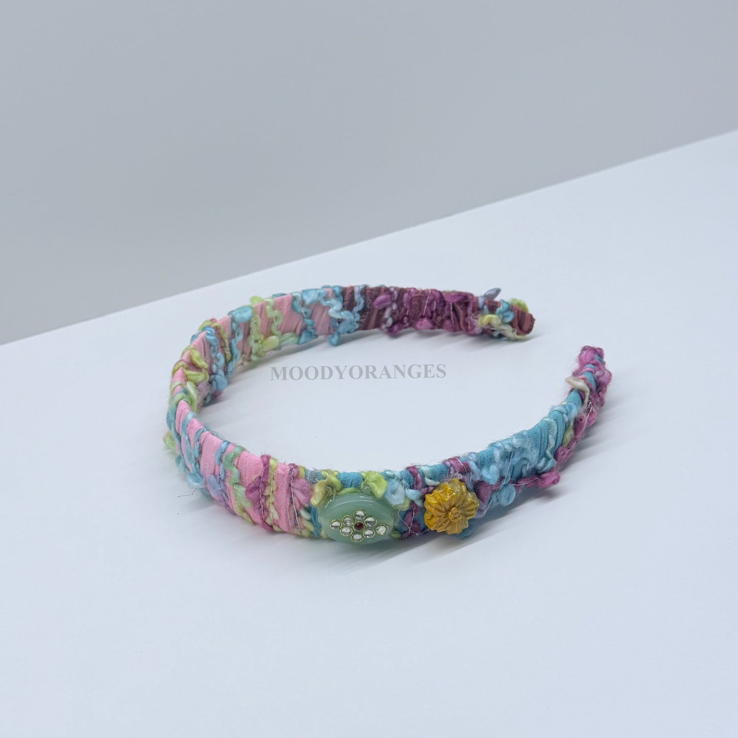 Nepal Mixed Candy Headband - MOODY ORANGES
