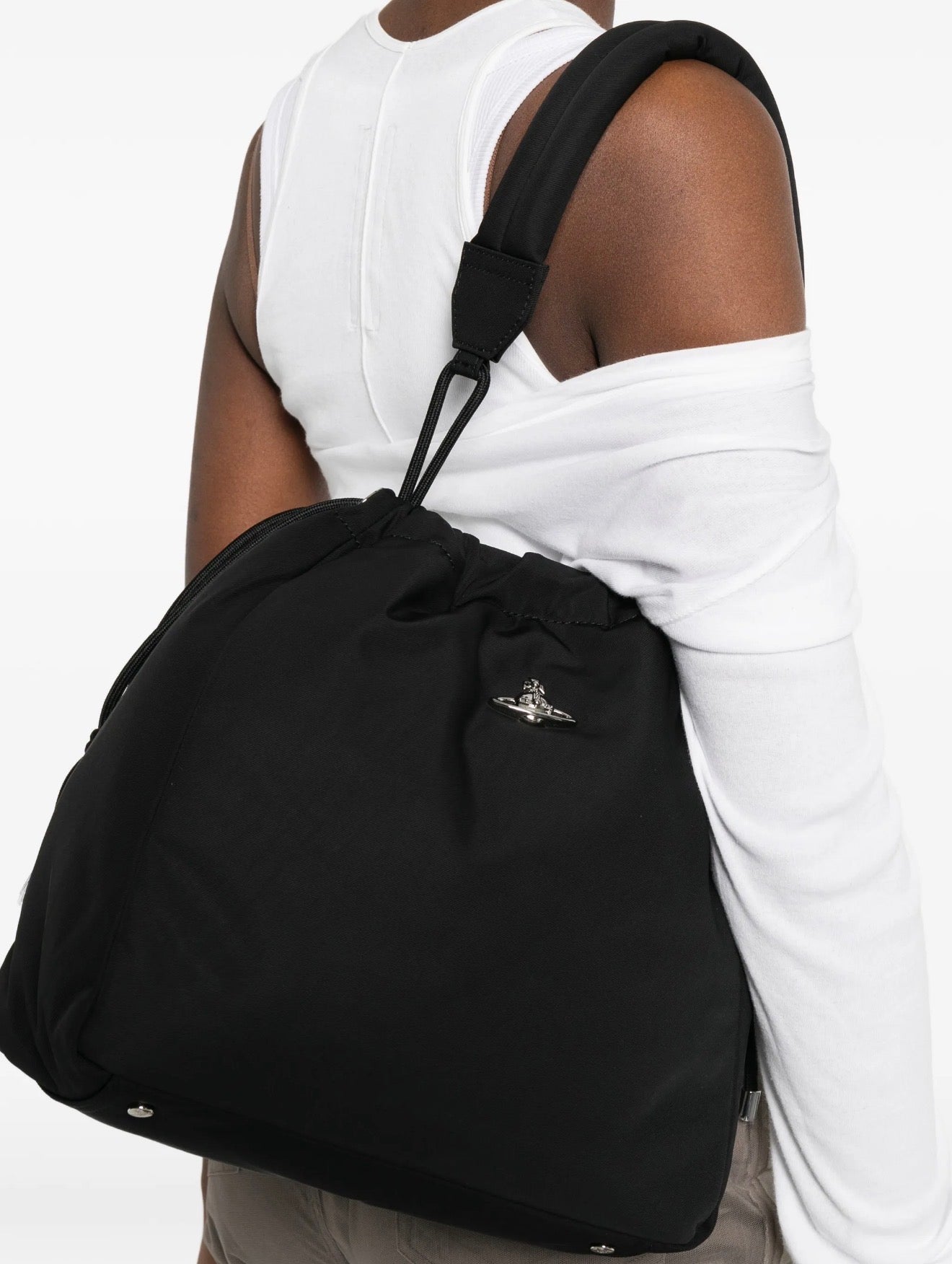 Vivienne Westwood Hilary Nylon Bucket Bag - MOODY ORANGES