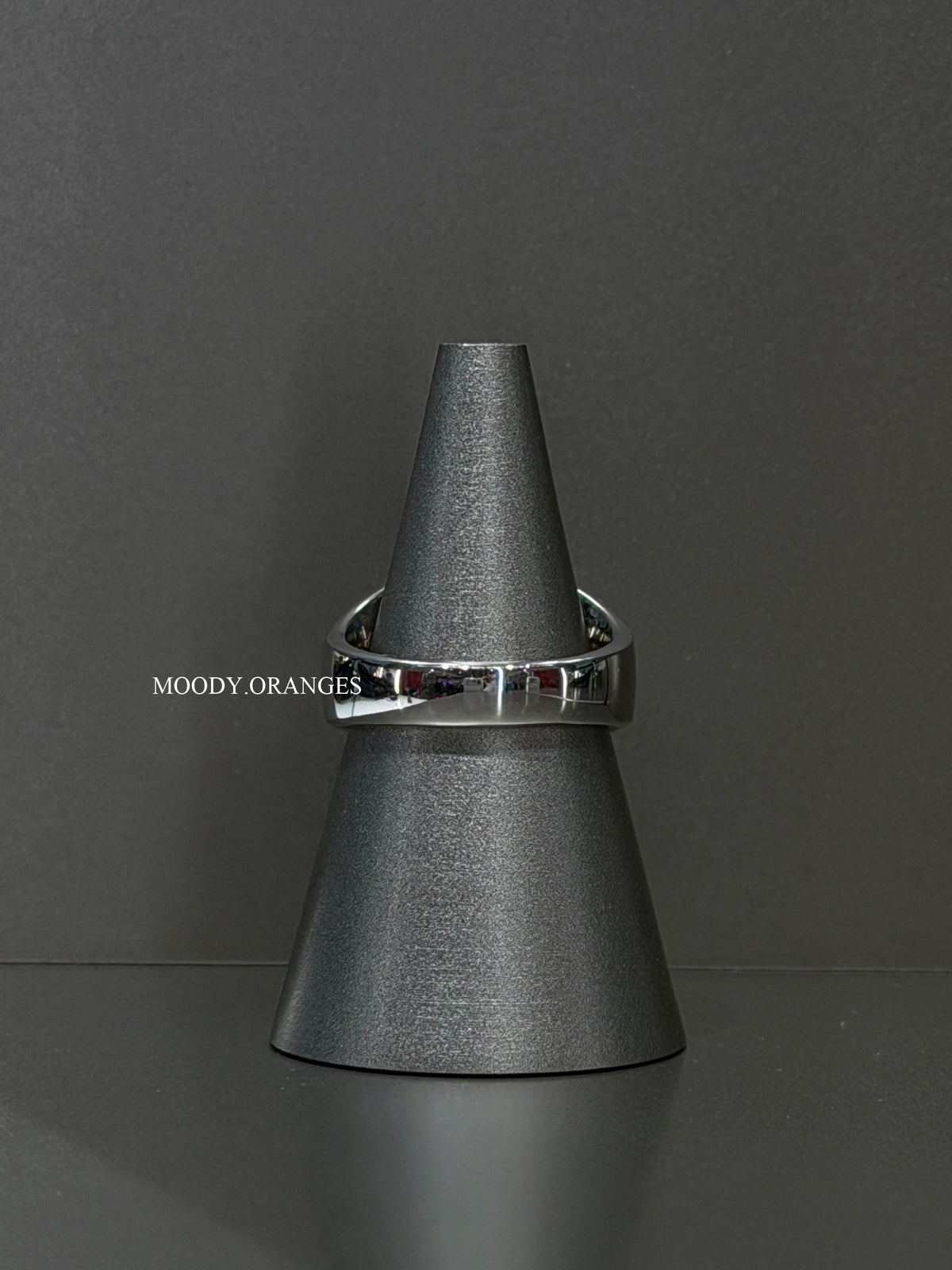 Diesel Stainless Steel Signet Silver Ring - MOODY ORANGES