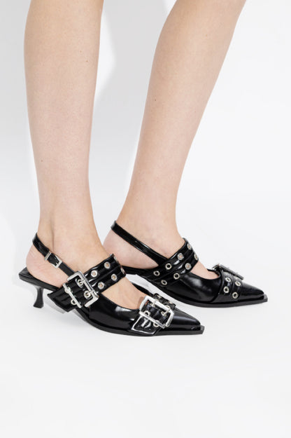 Ganni Ballerina Heels - MOODY ORANGES