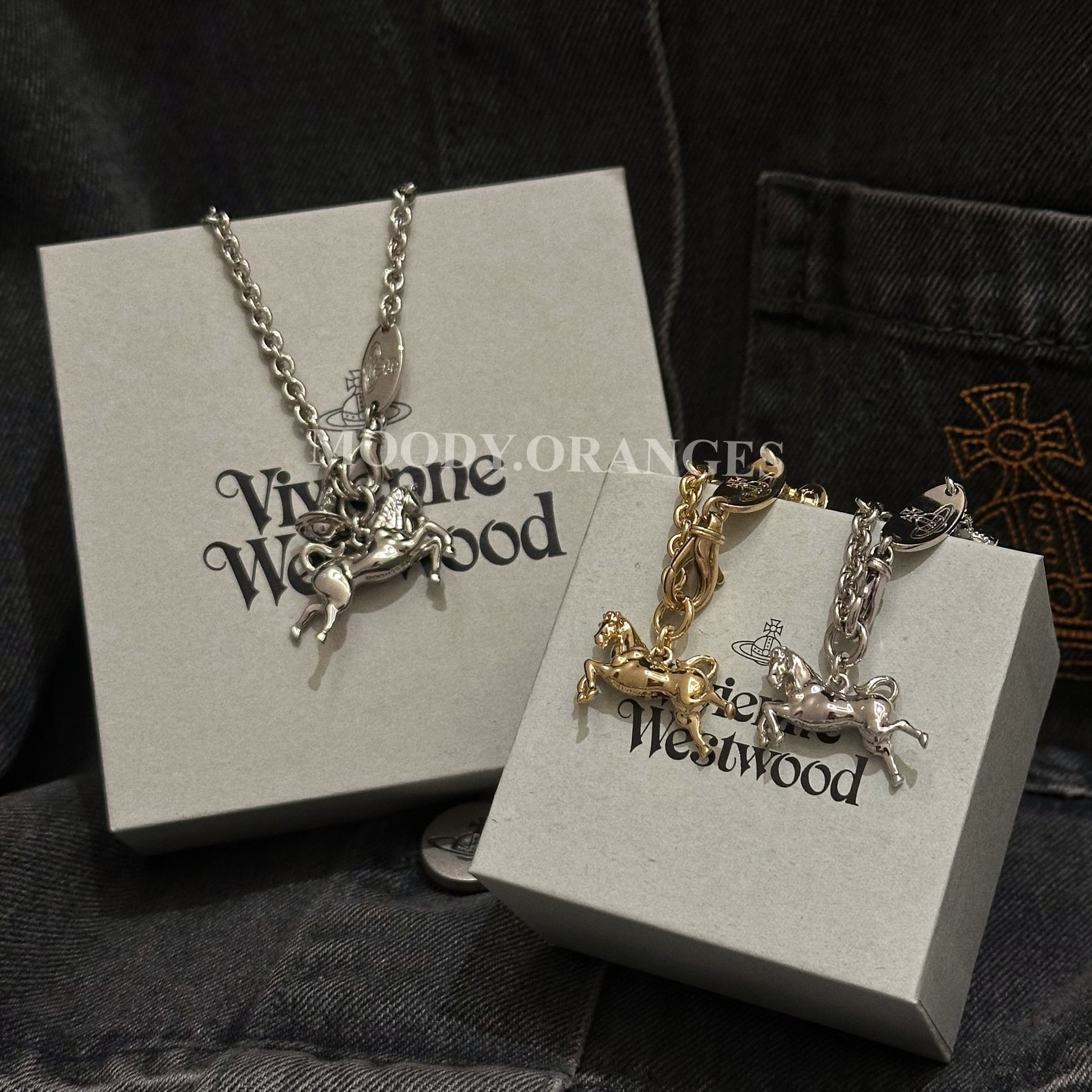 Vivienne Westwood Horse Pendant Accessories Collection - MOODY ORANGES