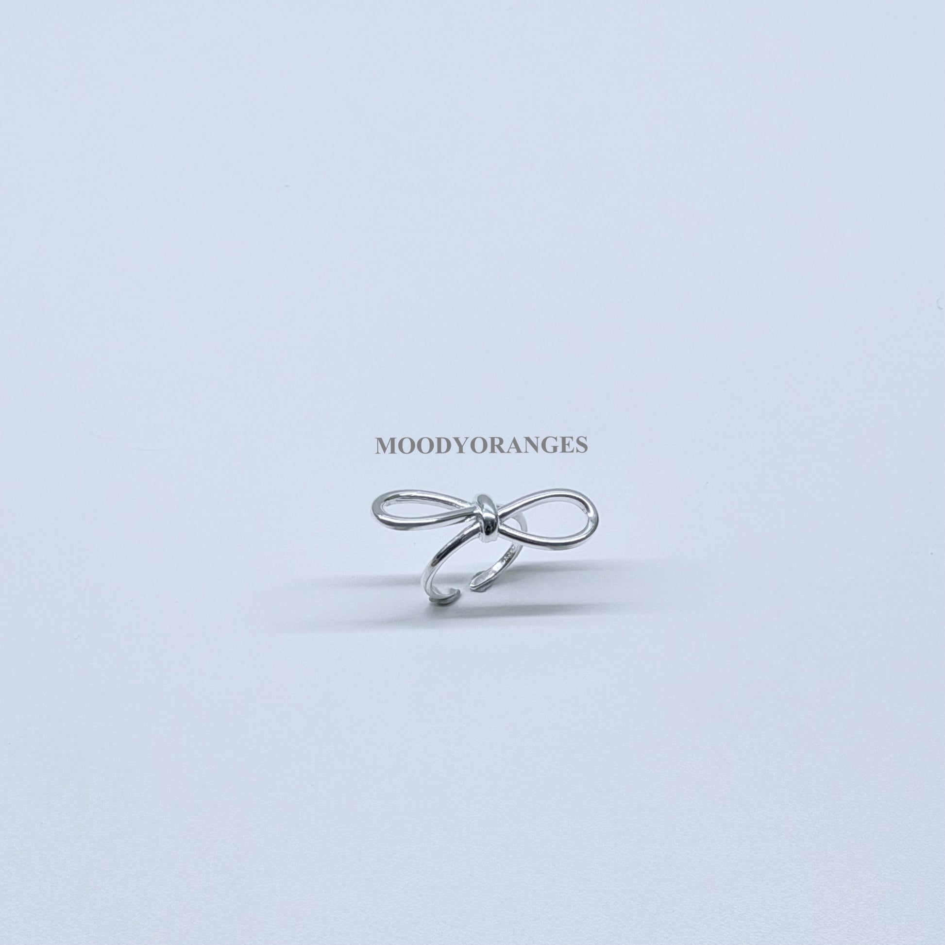925 Silver - Ribbon Ring - MOODY ORANGES