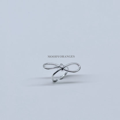 925 Silver - Ribbon Ring - MOODY ORANGES