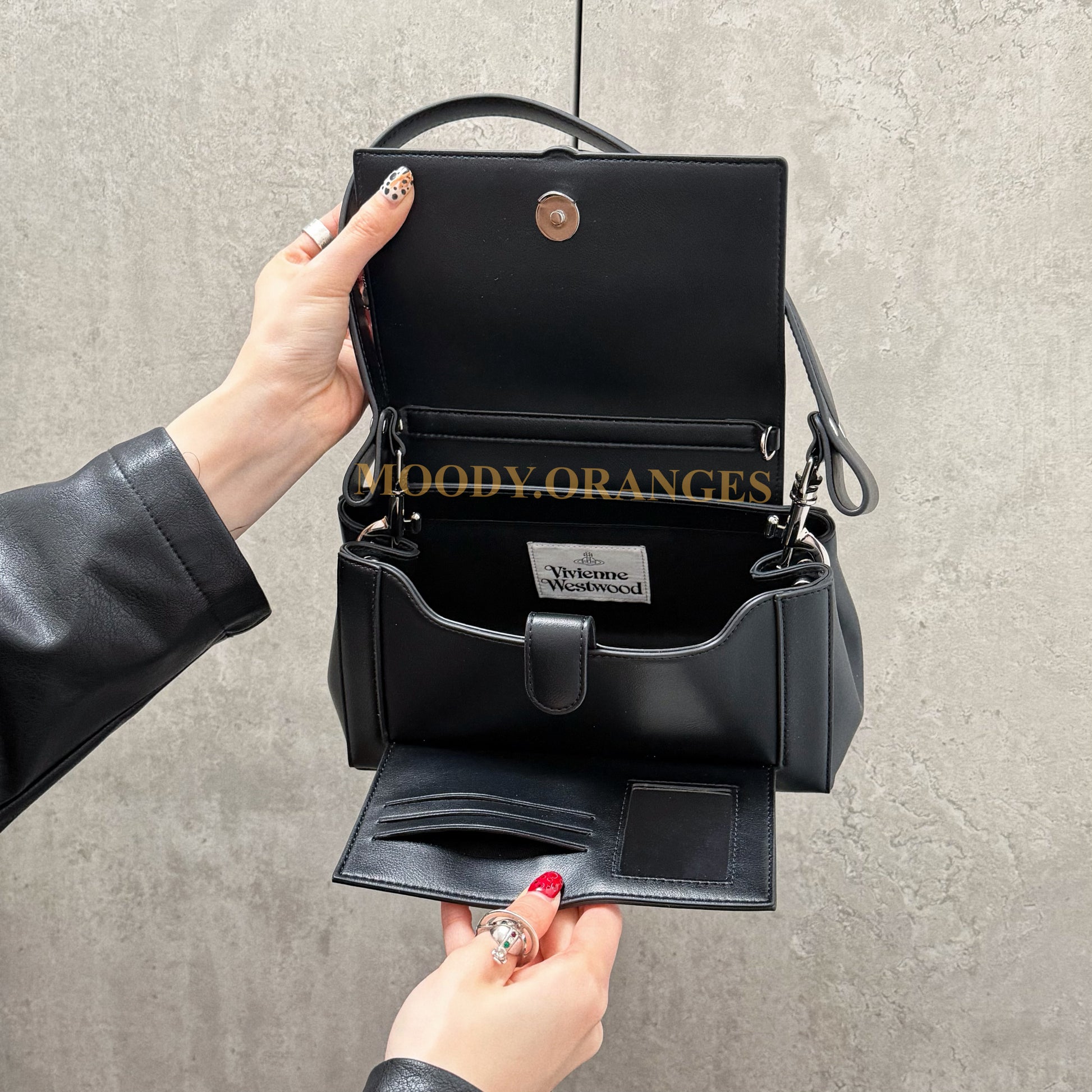 Vivienne Westwood Hazel Medium Handbag - MOODY ORANGES