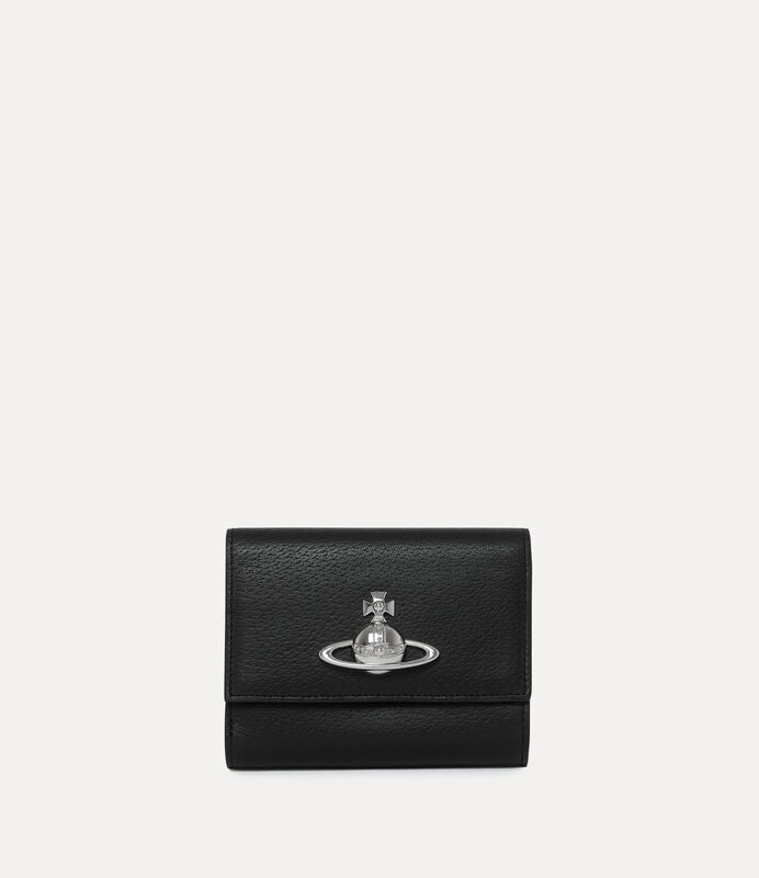 Vivienne Westwood Black Silver Orb Wallet Collection