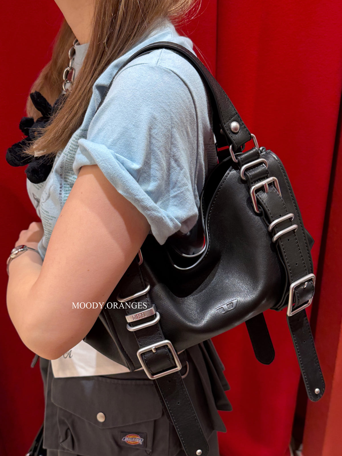 Diesel D-One Top Handle Bag - Black (S / M)