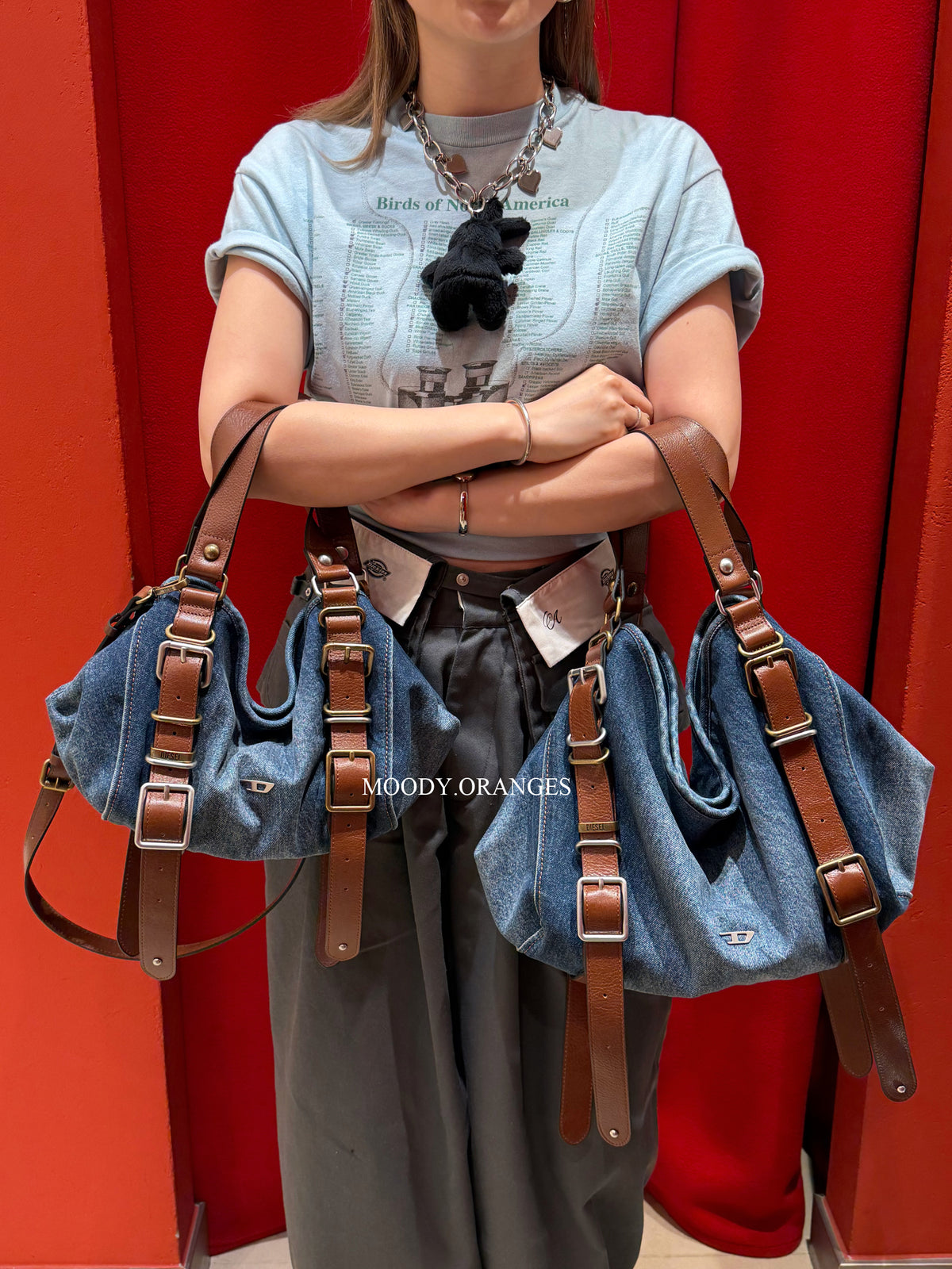 Diesel D-One Top Handle Bag - Blue (S / M)