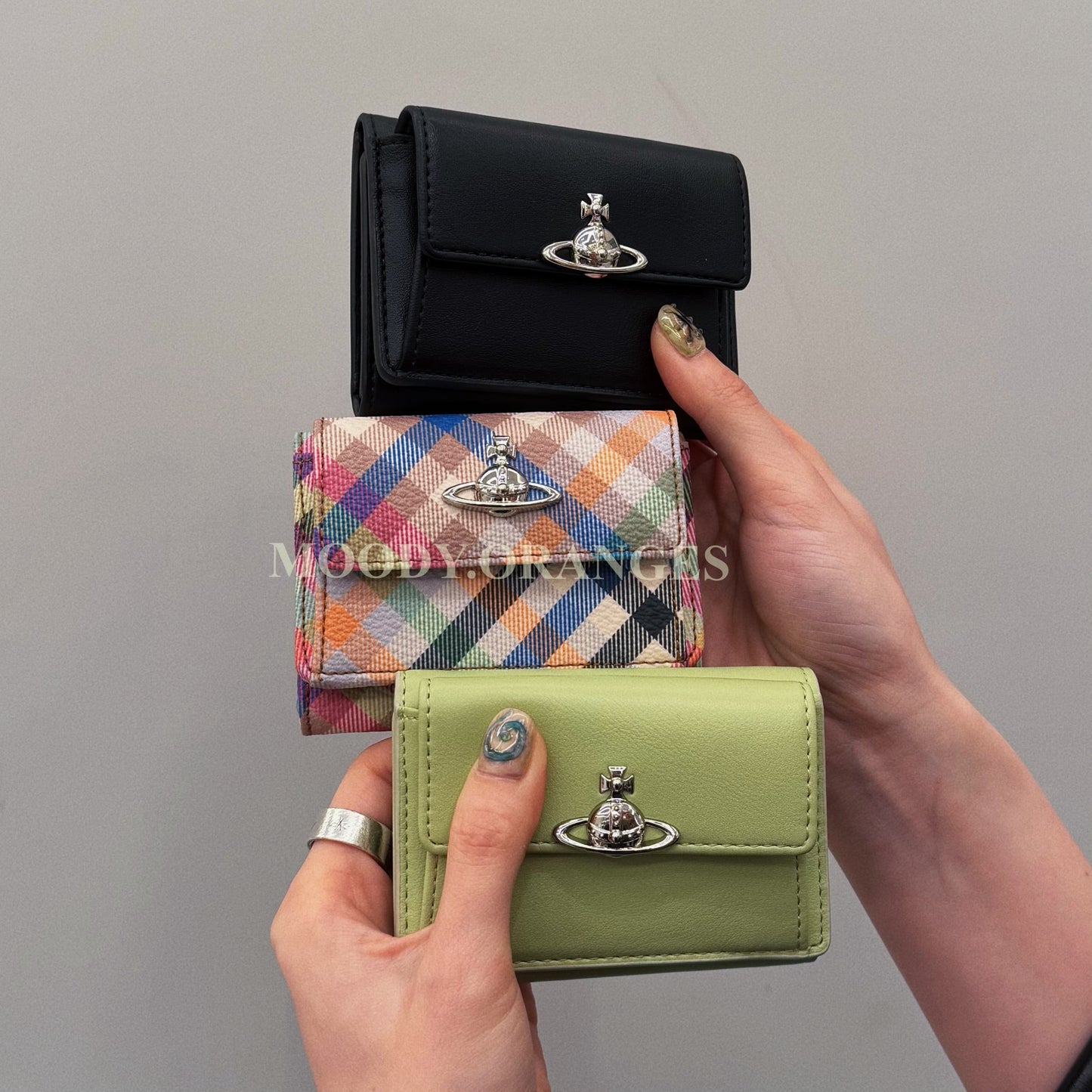 Vivienne Westwood Small Flap Purse - MOODY ORANGES