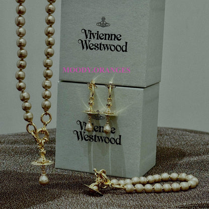 Vivienne Westwood Aleksa Muddy Gold Pearl Collection