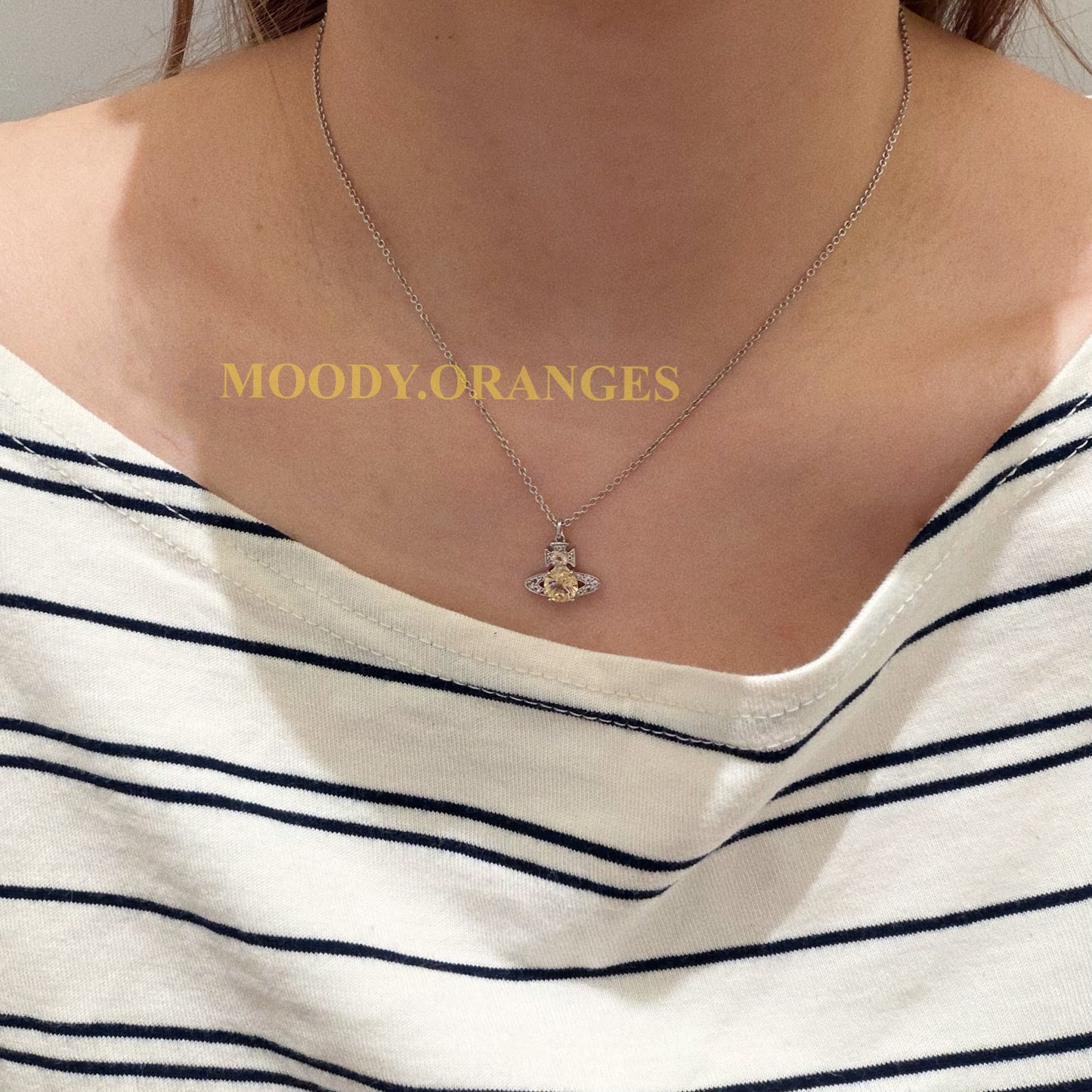 Vivienne Westwood Ismene Necklace Earrings Collection - MOODY ORANGES