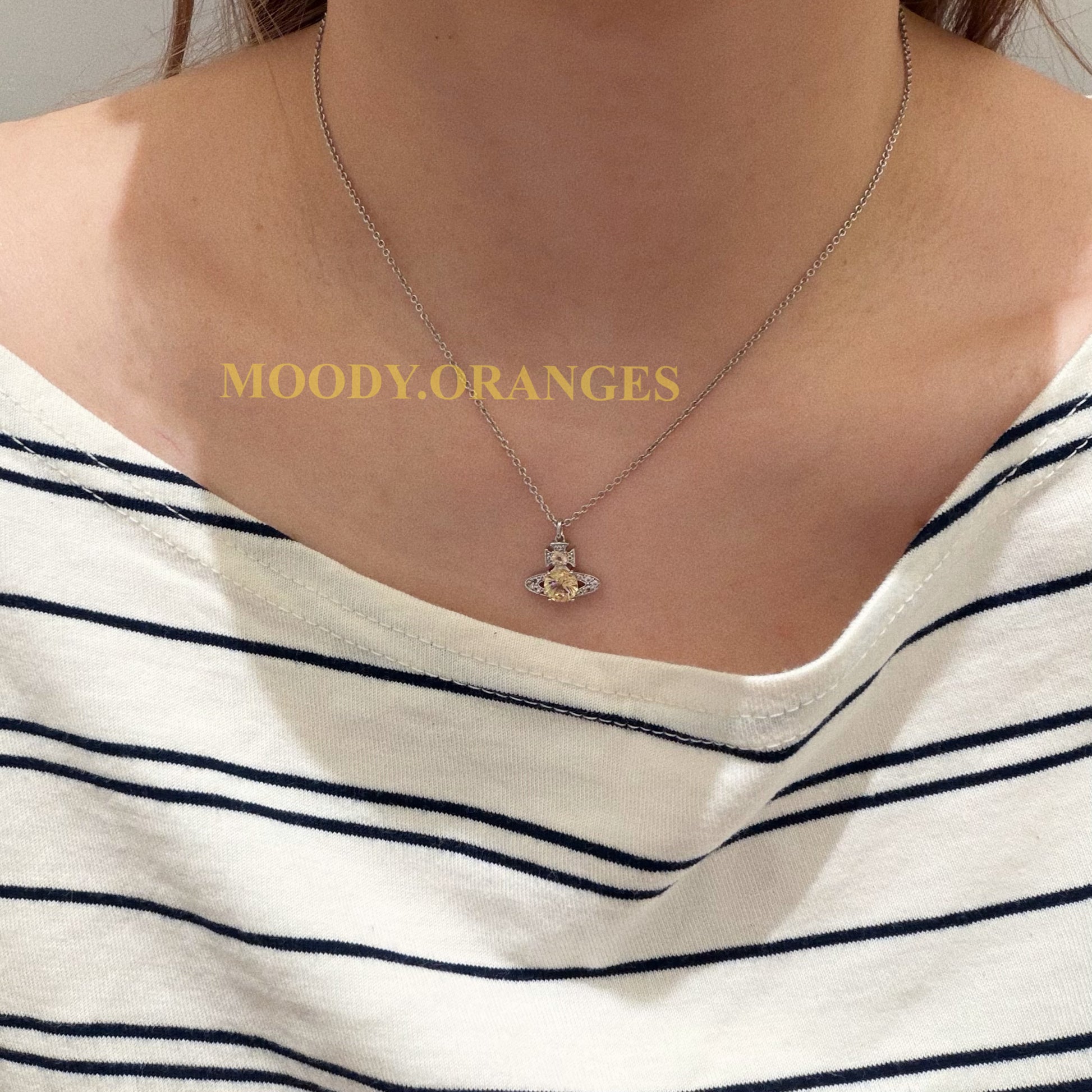 Vivienne Westwood Ismene Necklace Earrings Collection - MOODY ORANGES