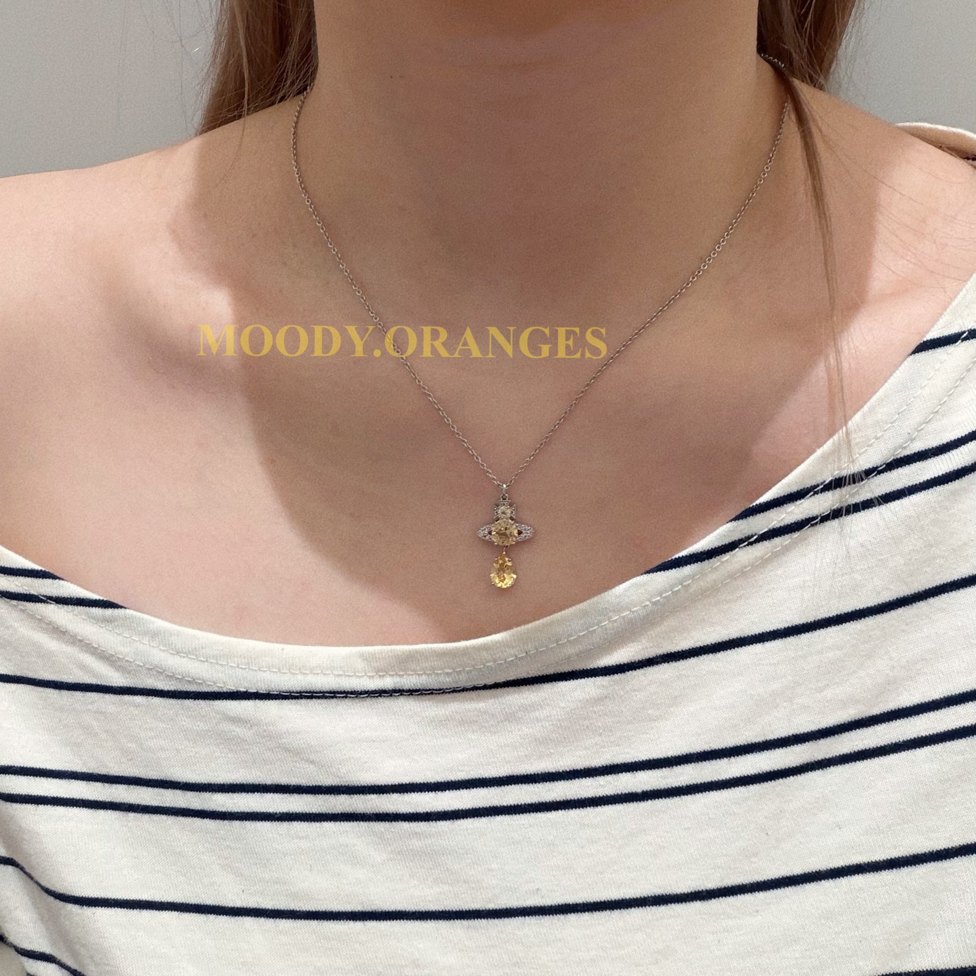 Vivienne Westwood Ismene Necklace Earrings Collection - MOODY ORANGES