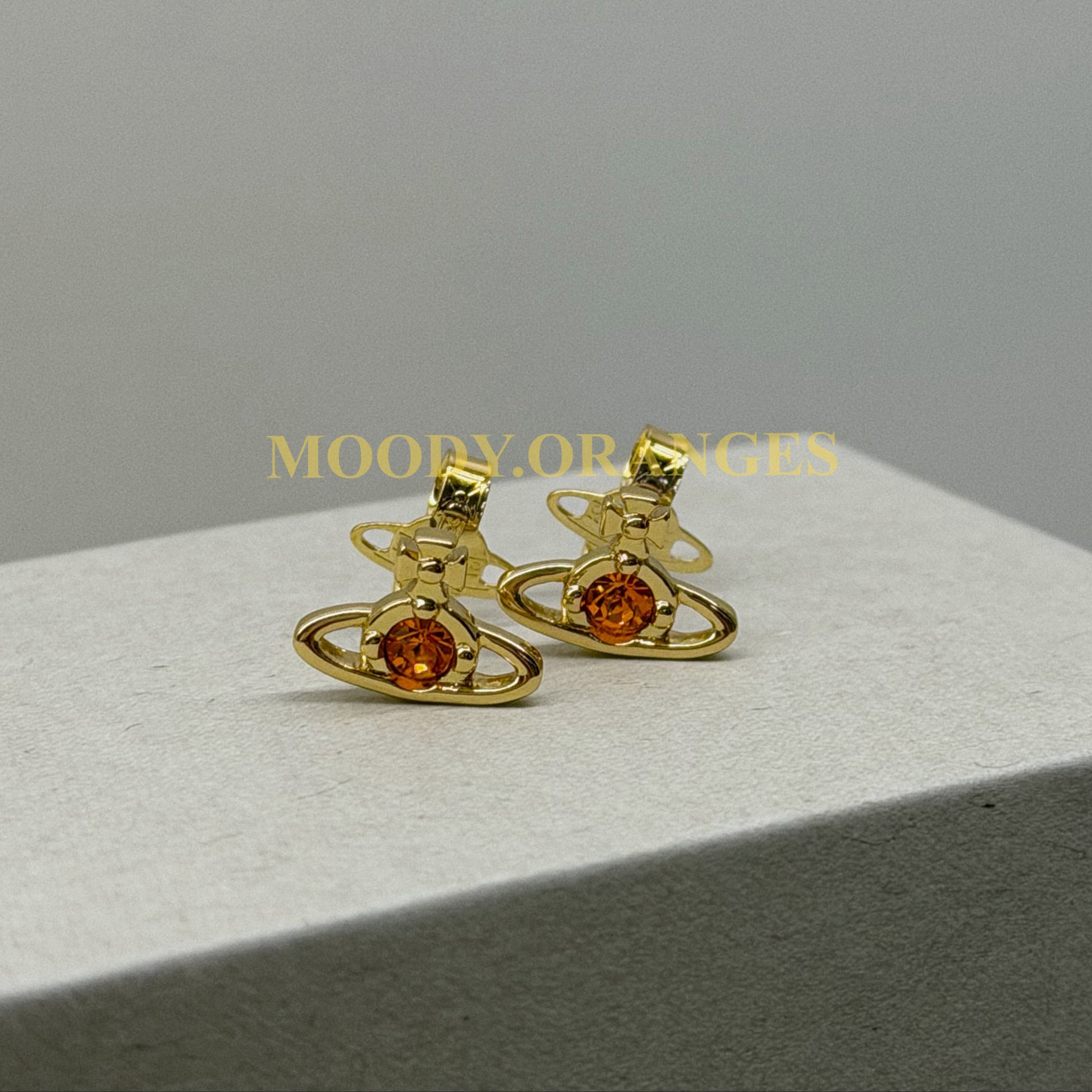 Vivienne Westwood Nano Solitaire Earrings - MOODY ORANGES