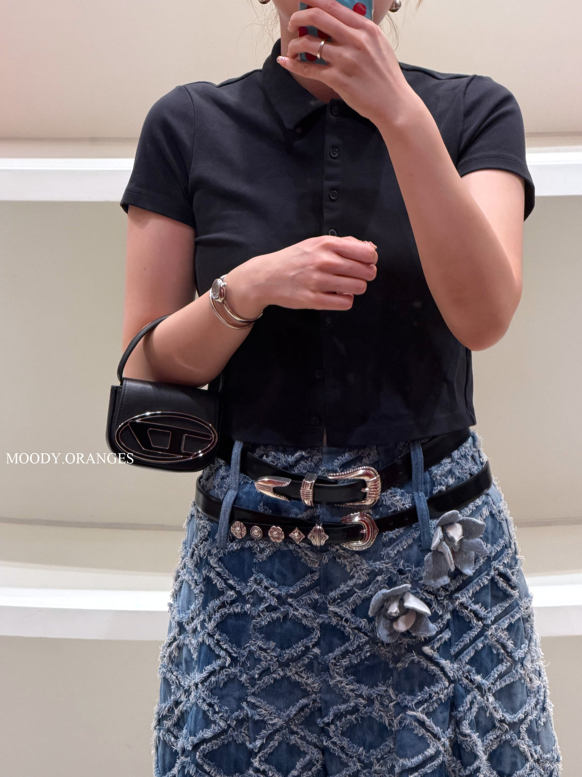 DIESEL 1DR XS Bag - MOODY ORANGES