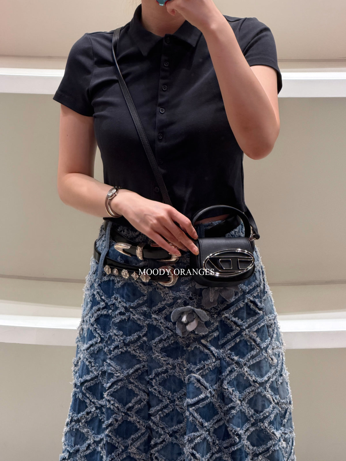 DIESEL 1DR XS Bag - MOODY ORANGES