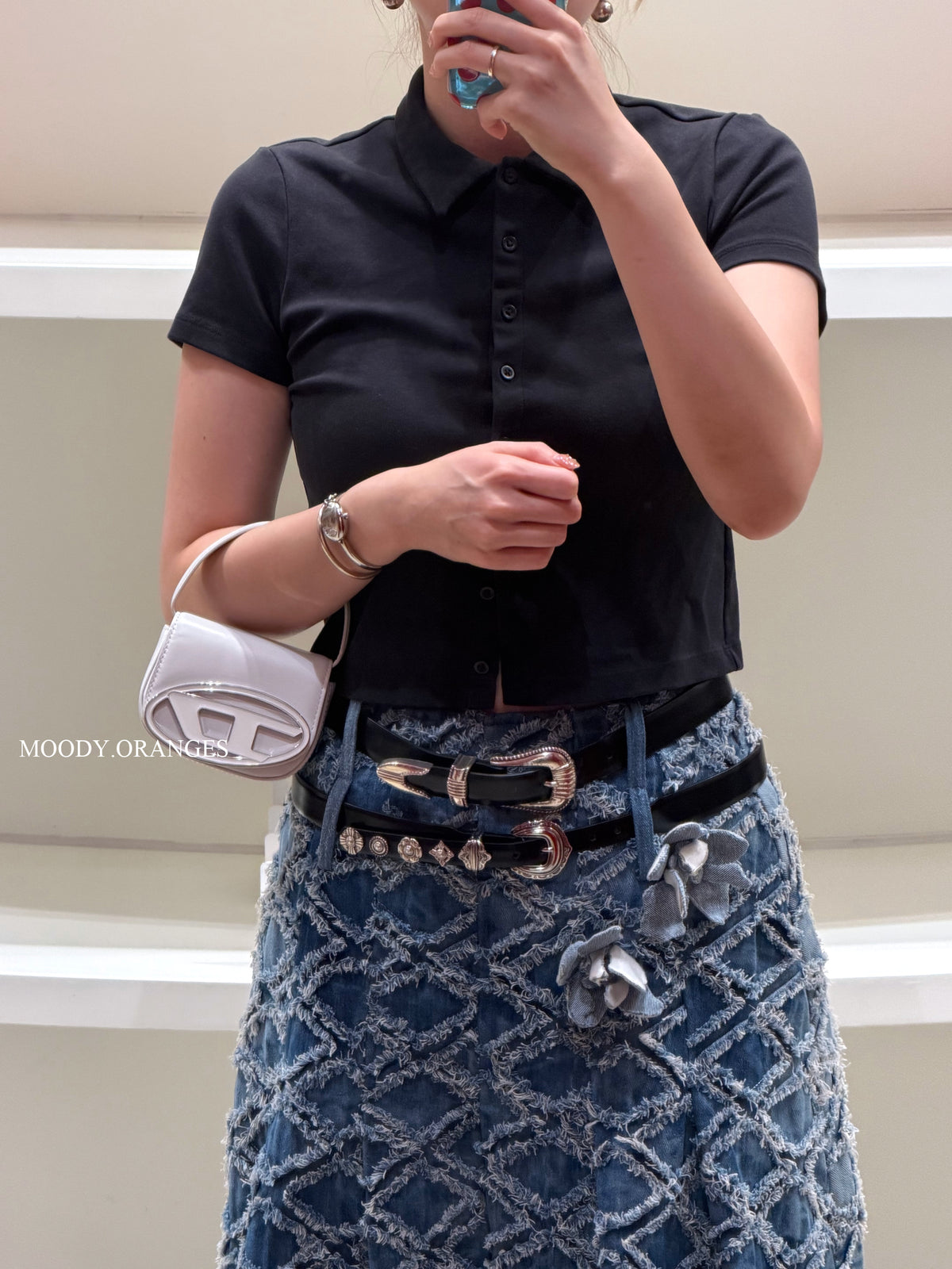 DIESEL 1DR XS Bag - MOODY ORANGES