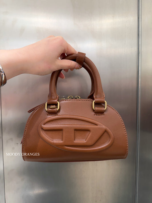 DIESEL 1DR Dome Small Bag - MOODY ORANGES