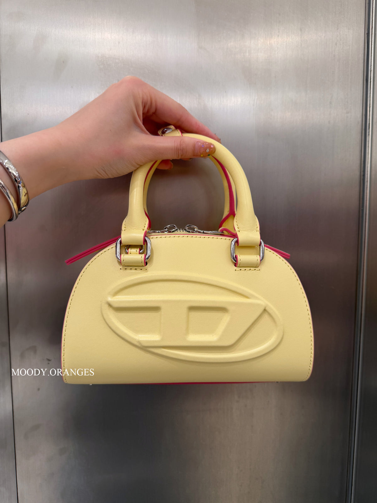 DIESEL 1DR Dome Small Bag - MOODY ORANGES