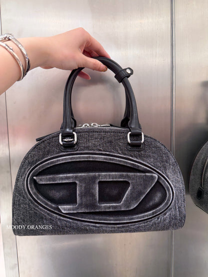 DIESEL 1DR Dome Top Handle Handbag - MOODY ORANGES