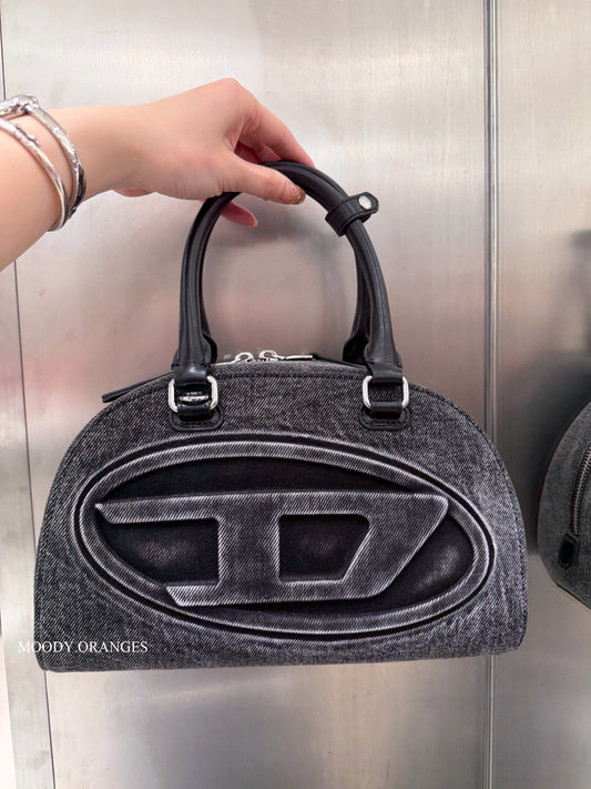 DIESEL 1DR Dome Top Handle Handbag - MOODY ORANGES