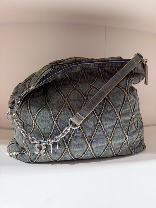 DIESEL Charm-D Hobo Bag - MOODY ORANGES
