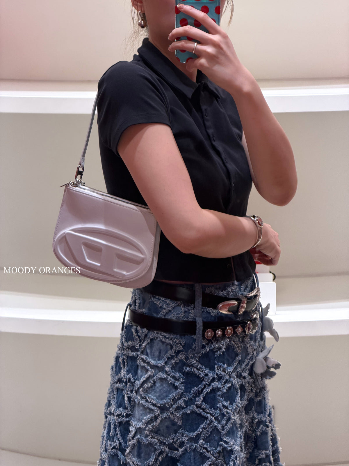 DIESEL 1DR Twin Bag - MOODY ORANGES