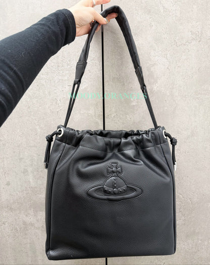 Vivienne Westwood Medium Hilary Bucket Bag - MOODY ORANGES