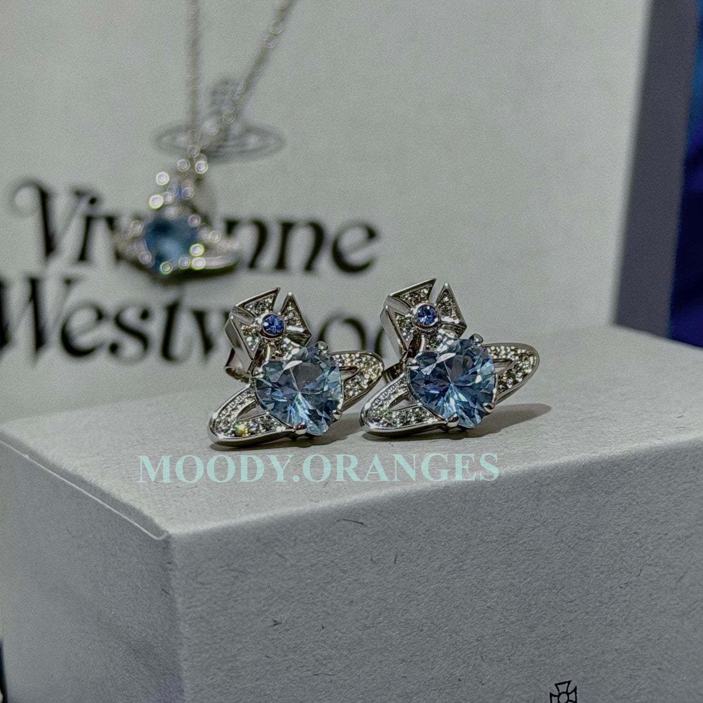 Vivienne Westwood Ariella Blue Accessories Collection - MOODY ORANGES