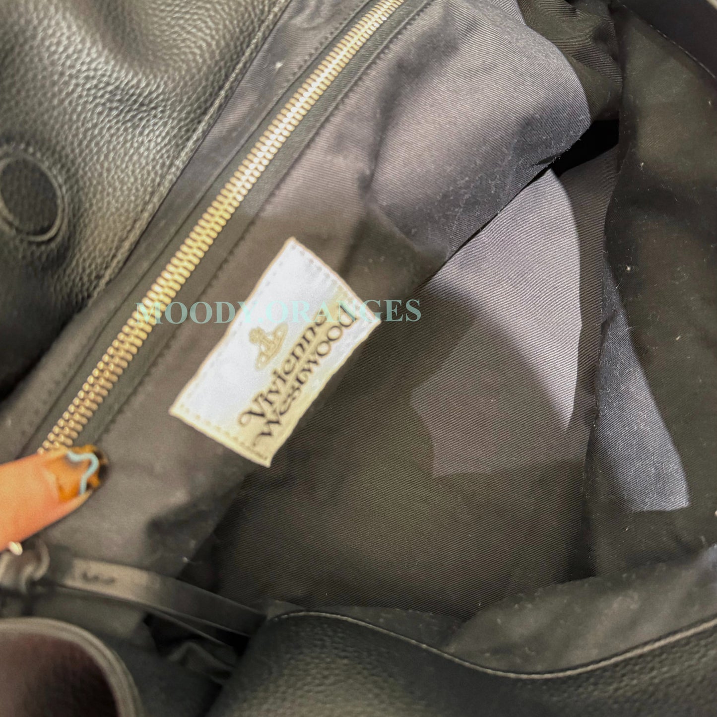 Vivienne Westwood Maxime Large Shoulder Bag - MOODY ORANGES