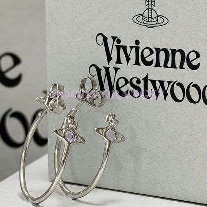 Vivienne Westwood Heather Hoop Earrings - MOODY ORANGES