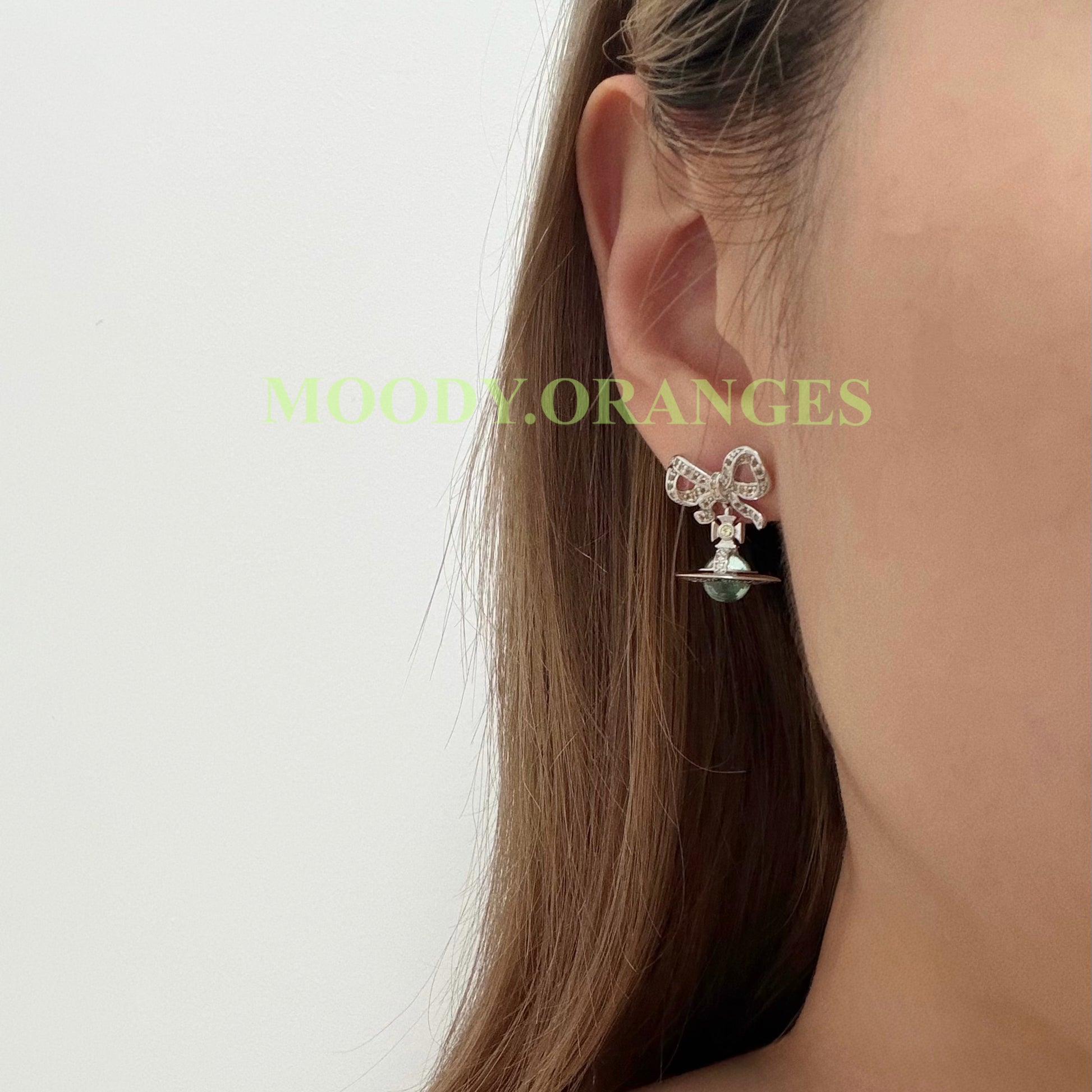 Vivienne Westwoodr Apple Green Octavie Pendant Accessories Collection - MOODY ORANGES