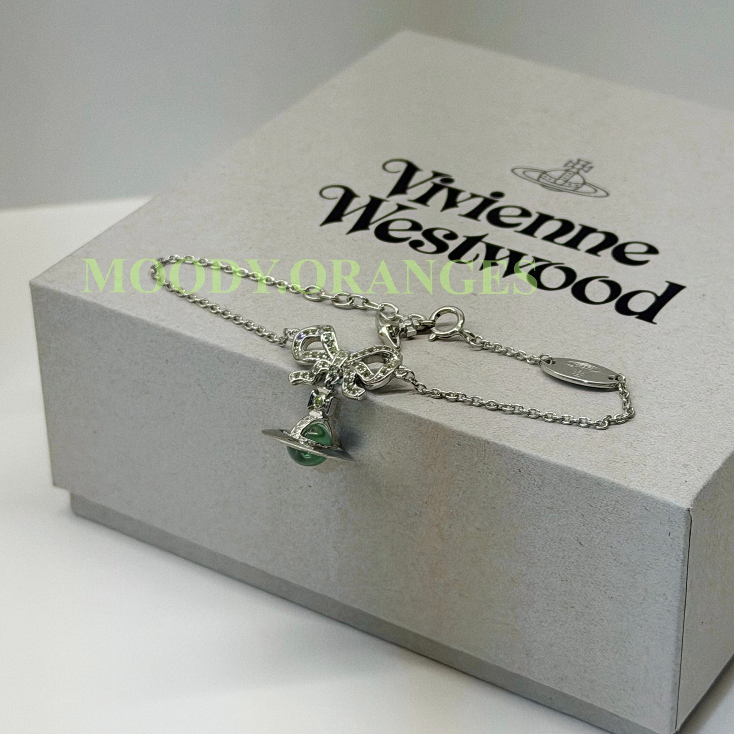 Vivienne Westwoodr Apple Green Octavie Pendant Accessories Collection - MOODY ORANGES